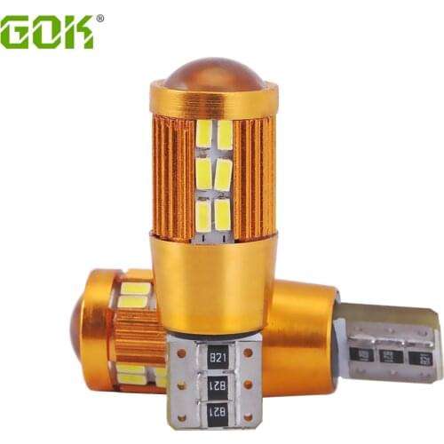 2pcs Super White led T10 30LED Canbus No error LED W5W T10 30smd 3014 LED Car side wedge light reading light license plate light