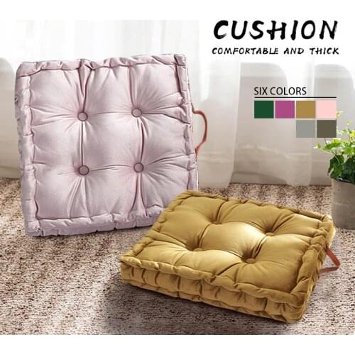 Japanese Tatami Stool Nordic Square Velvet Cushion Futon Bay Window Pad Bohemian Mat Seat Office Chair Sofa Floor Cushions