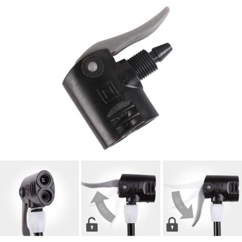 Bicycle Pump Nozzle Hose Adapter FV Service AV Schrader Presta Valve Converter Double Head Bike Inflator Dual Head BC0047