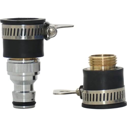 16mm to 1/2" Male round connector garden tap Faucet quick connector adapter 1 pcs