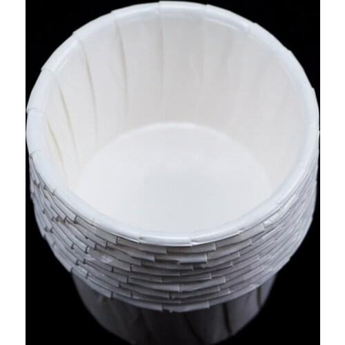 100x White Disposable Hard Beans Wax Beads Melting Bowl Containers for Waxing Hair Remover Pot Warmer - Keep Warmer Clean