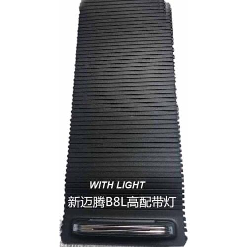 Black Car Drink Armrest Center Console Cup Holder Curtain for VW Passat B8L