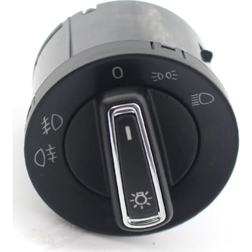 Chrome Headlight Switch Control Fit for VW Golf 7 2012-2017 5GG 941 431 F