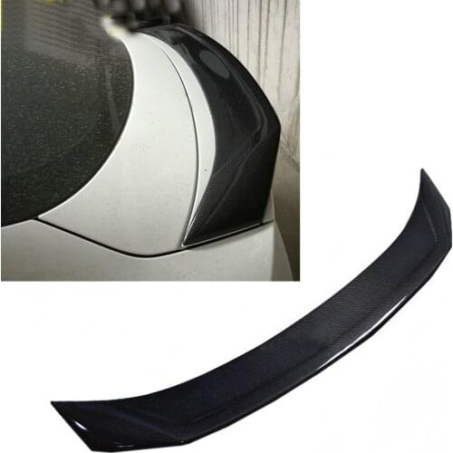 KZ Style Carbon Fiber Rear Trunk Wing Spoiler Visor Boot Top Lip Lid Retrofit For Audi A7 S7 RS7 Sline S-Line 2013-2017 2014 16