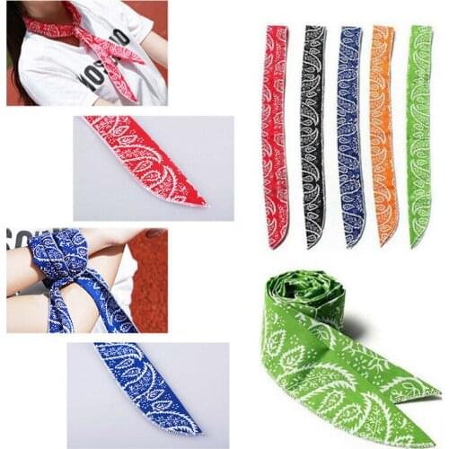 Summer Woman Neck Cooler Scarf Body Ice Cool Cooling Wrap For Women Girls Hair Accessories Necktie Sport Headband Sports Band