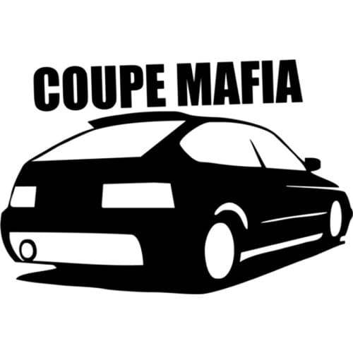 Coupe Mafia Car Stickers Motorcycles Rear Suv Cover Scratch Decals Auto Exterior Decorative KK15*10cm