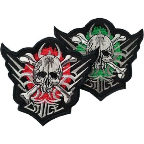 Embroidery Patches Loop And Hook The Death Terminator Patches Magic Stickers
