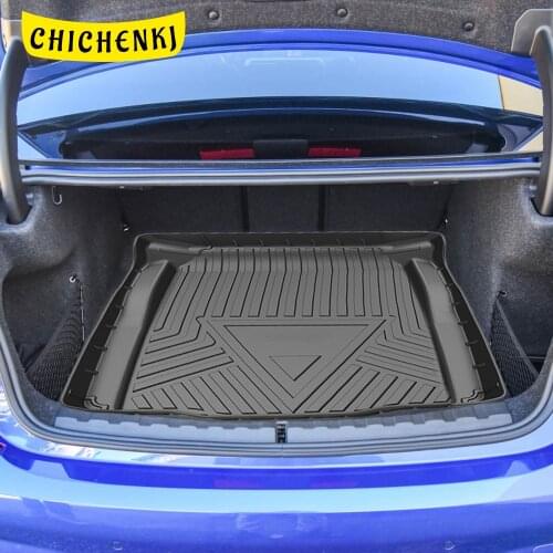 For BMW 3 Series G20 2019-2021 Auto Car Cargo Liner All-Weather TPE Non-slip Trunk Mats Boot Tray Carpet Interior Accessories