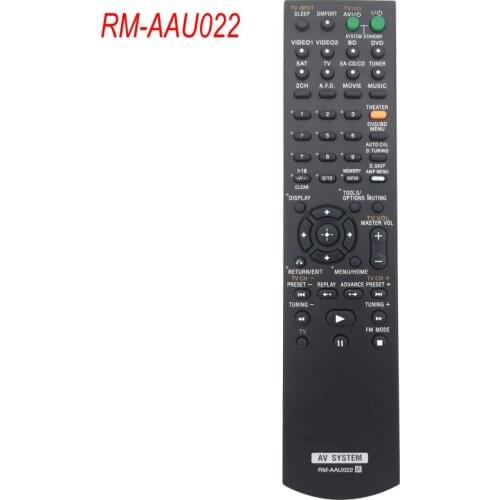 New Remote Control RM-AAU022 For SONY STR-KS2300 STR-DG520 STR-DG520B RM-AAU023 HT-DDW7500 STR-KM750 Audio Player Receiver