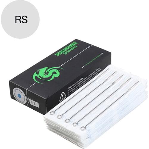 Disposable 50 pcs Box Needles Round Shader RS Sterile Tattoo Needles Supplies