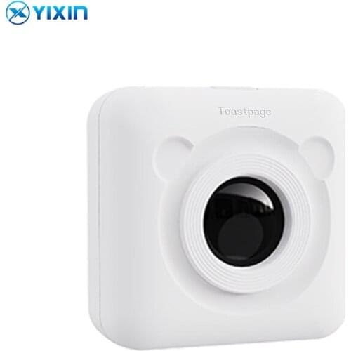 Portable Printer Thermal Bluetooth Mini Photo Pictures Printer For Mobile Android iOS Phone Pocket Machine Printer Sticker Paper