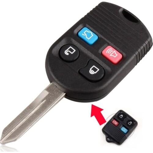 4 Buttons Replacement Modified Remote key Shell Case For Ford Edge Escort Focus Escort LINCOLN MERCURY