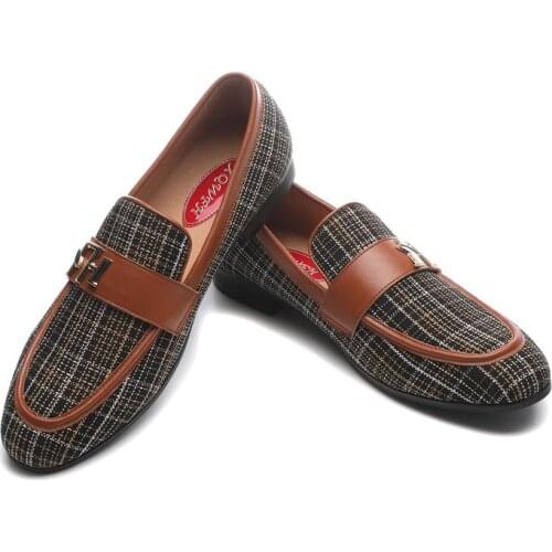 XQWFH Men New Luxury pointed slip-on monk strap shoes for man Male wedding dress Homecoming shoes zapatos hombre vestir