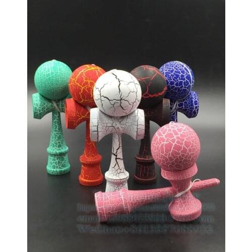 TWB retail ball kendama Professional game top quality full crack paint beech