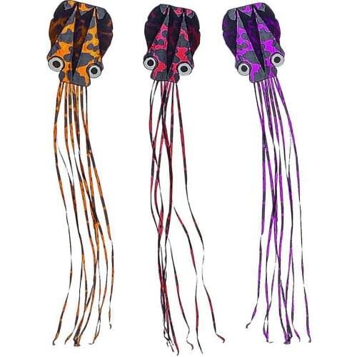 Octopus Animal Kite Long Tail Kite With Colorful Ribbon And Kite Board Kids Sports Beach Kite Playing Flying Toys Outdoor Toys