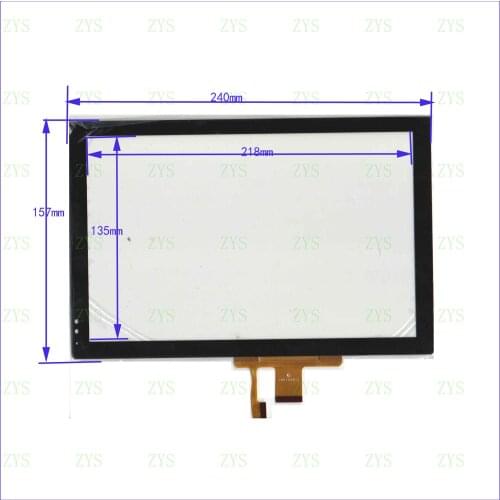 ZhiYuSun XWC1023 touch screens 10.1 inch touch screen 240* 157mm GLASS 240mm*157mm on radioand display XWC 1023