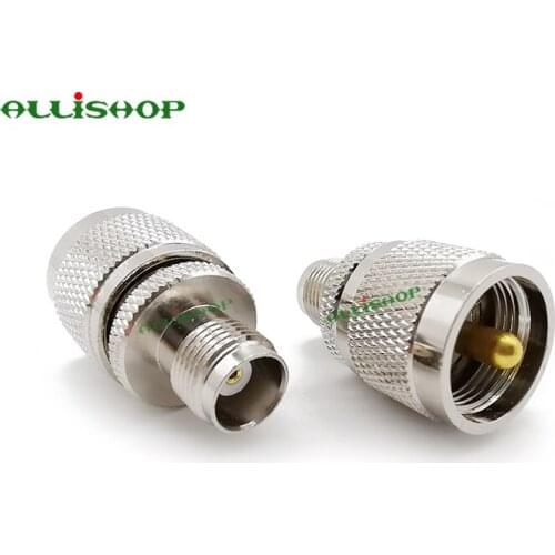 1Pcs UHF Male to TNC Female PL-259 PL259 Connector RF Coax Coaxial Adapter SO239 UHF Male Plug to TNC Female Jack RF Adapter