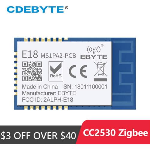 Ebyte E18-MS1PA2-PCB 800m ZigBee Wireless Network Transceiver Module 2.4GHz CC2530