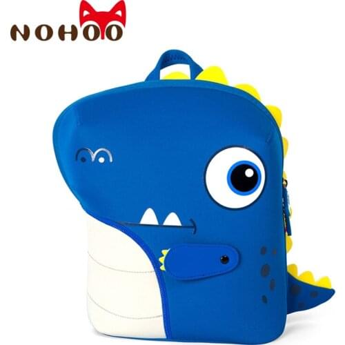 NOHOO Kids Dinosaur Backpack With Leash 3D Toddler Pre School Backpacks for Boys Girls 2-4 Years