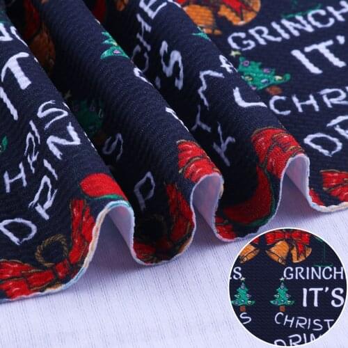 Diy Christmas celebration bullet texture Liverpool patchwork home textile sewing printed polyester fabric 50 * 145cm/piece