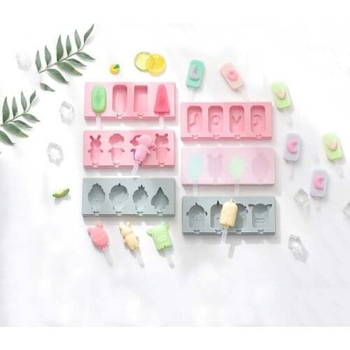 Homemade ice cream mold ice cream stick ice mold with lid diy ice cream mold ice cube ice box