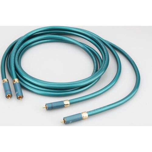 Hifi A55 Ortofon RCA Cable Hi-end CD Amplifier Interconnect 2RCA to 2RCA Male Audio Cable