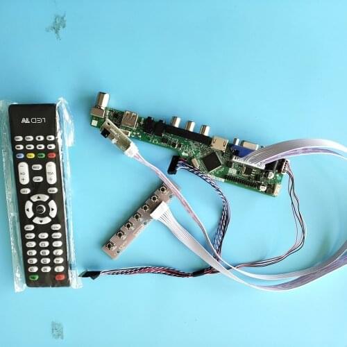 Kit for N184H6-L02/L01 Audio LED HDMI 1920x1080 Remote VGA USB LVDS TV AV 40pin Display Controller Board Panel Screen Monitor
