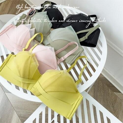 New Japanese Style Bra Briefs Set Sexy Lace Underwear Fashion Push Up Comfort Brassiere Womens No Steel Ring Bra Sexy Lingerie