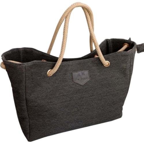 Fashion Women Handbag Solid Color Big Canvas Bag Design Classical Package Ladies Casual Over Shoulder Bags SUB Sale