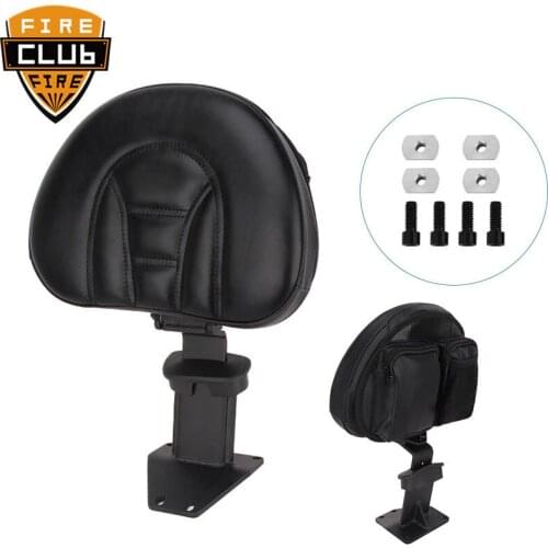 Motorcycle Accessory Black Front Driver Rider Backrest Kit For Honda Goldwing GL1800 2018 2019 2020