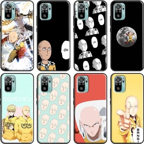 Anime One Punch Man Saitama Soft Case For Redmi 9A 8A 7A 6A 9 9C Cover For Xiaomi Redmi Note 9 10 Pro 8 7 6 8T 9S K40