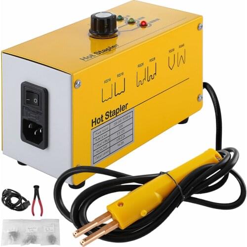 New Hot Stapler Plastic Repair Welding Machine Kit 20W Gun Kit for Plastic Repair Welder Bumper 300 Staples 3 Heat Settings