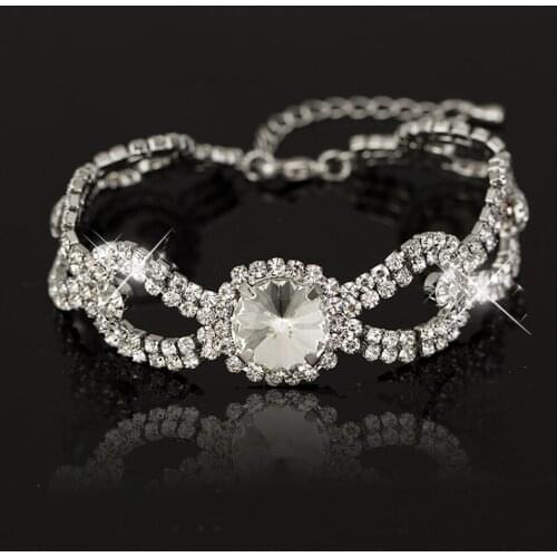 Carddoor New Designer Women Crystal Bracelet Fashion More Colors Charm Jewelry Bracelets & Bangles For Bridal Wedding