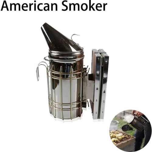 Beekeeping Bee Hive Smoker Manual Smoke Bombs Beekeeper Tool Beehive Equipment Goods Sprayer For Beekeeper Supplier