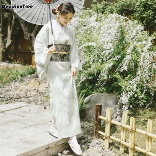 2021 sleepwear women japanese clothes dress haori print kimono pajamas vintage daily geisha kimono robe women haori japan geisha