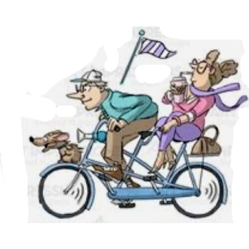 Ride A Bike Transparent Silicone Rubber Stamp And Metal Die Sheet Cling Scrapbooking DIY Cute Pattern Photo Album