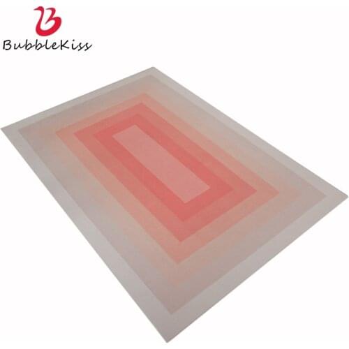 Bubble Kiss Rainbow Gradient Carpet For Living Room Geometric Patterns Floor Mat Home Bedroom Decor Crystal Velvet Thick Rugs