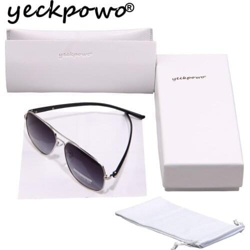 Yeckpowo sunglasses men polarized UV400 male sunglasses vingtage sunglasses eyewear perfect for driving fishing traveling