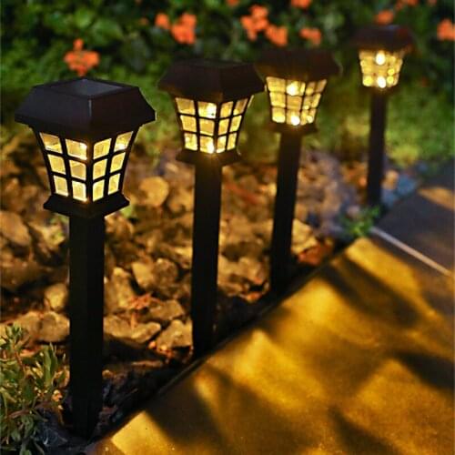 Led Solar Light for Garden Decoration Lawn Lamp Outdoor Home Pathway Light Sensor Waterproof Christmas Light Street Lamp