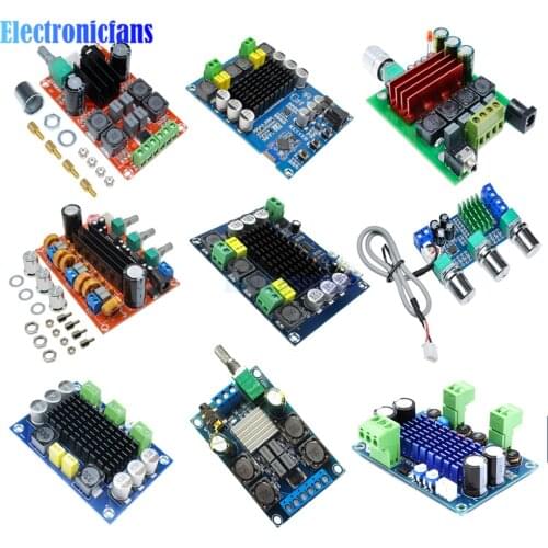 TPA3116D2 50WX2+100W 80WX2 120WX2 Single/Dual Channel Bluetooth High Power Digital Stereo Audio HIFI Amplifier Board Module