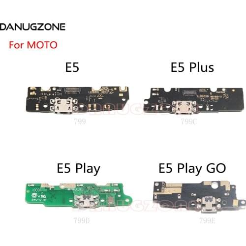 USB Charging Dock Port Socket Jack Plug Connector Charge Board Flex Cable For Motorola MOTO E5 Plus / E5 Play GO