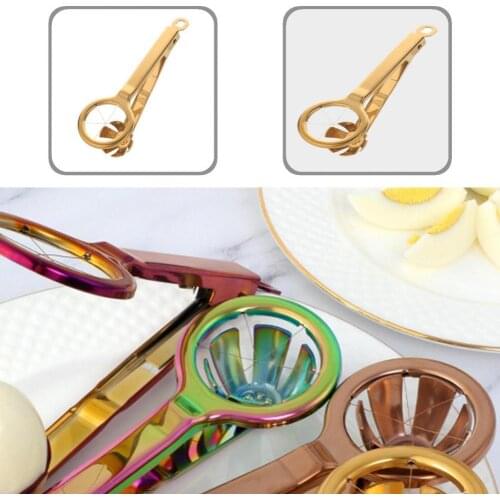 Egg Separator Durable Multifunctional Effective Egg Slicer Kitchen Tool Boiled Egg Slicer Convenient for Home