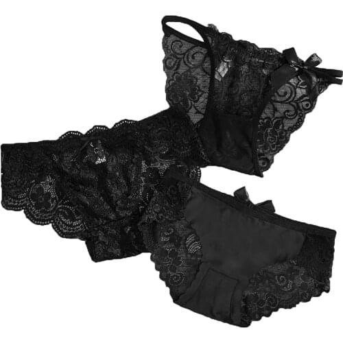 Black Sexy Women Lingerie Panties New Lace Briefs Seamless Female Underwear Low Waist Sexy Underwear Hollow Out Underpants