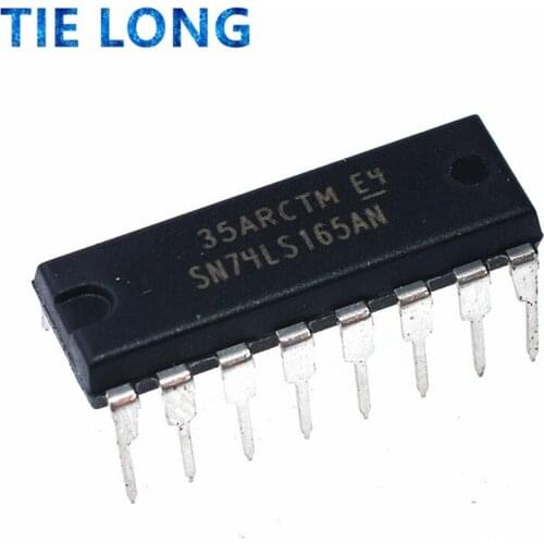 10pcs/lot New SN74LS165AN SN74LS165N 74LS165 DIP-16 PARALLEL-LOAD-8-BIT SHIFT REGISTERS IC