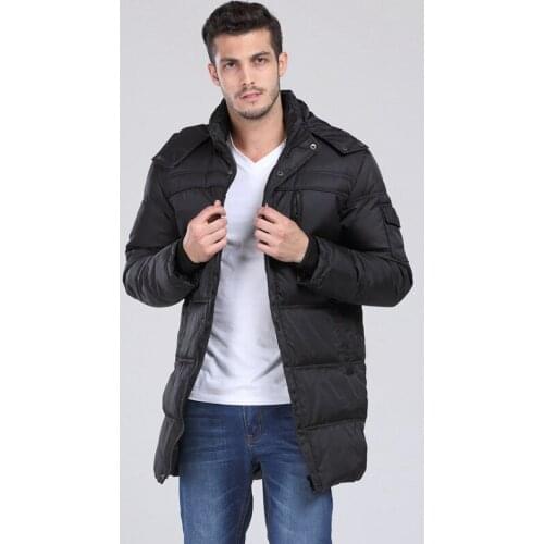 2016 parka men Mens down coat winter down jacket large size thick white duck