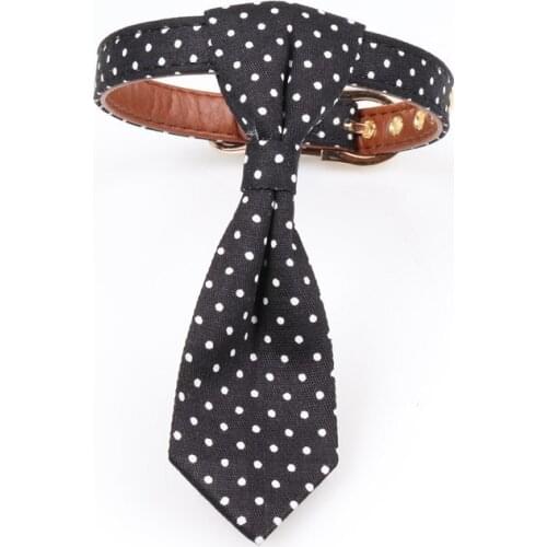 30PCS / LOT Pet Cat Dog Necktie Polka Dot Dog Tie Collar Cat Dog Grooming Accessories Pet Supplies