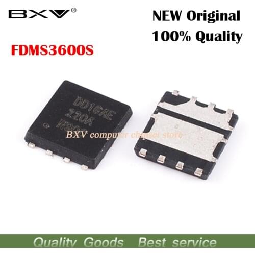 5pcs FDMS3600S FDMS3600 220A 22OA MOSFET QFN-8 new original free shipping