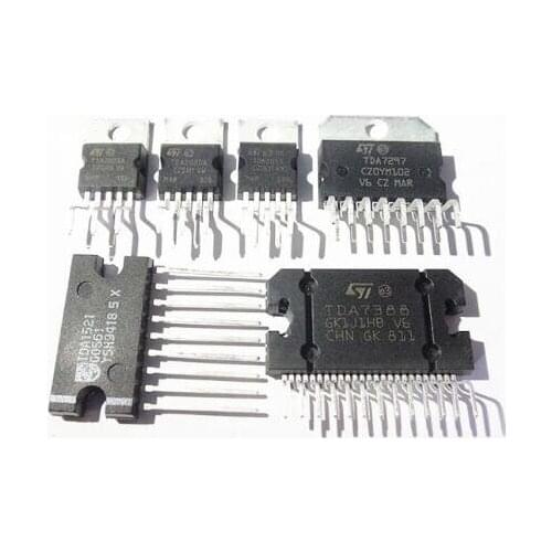 5PCS/LOT 100%NEW TDA2009A TDA7293 TDA7294 TDA7297 TDA7377 TDA7379 TDA7388 TDA7850 TDA8947J