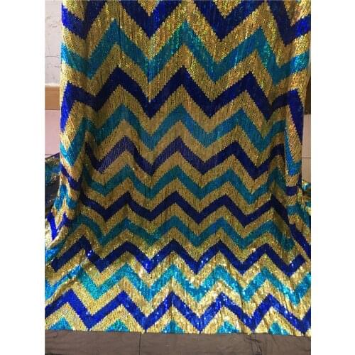 African Sequins Lace Fabric Embroidered Nigerian Net Laces Fabric Bridal High Quality French Tulle Lace Fabric 5yards