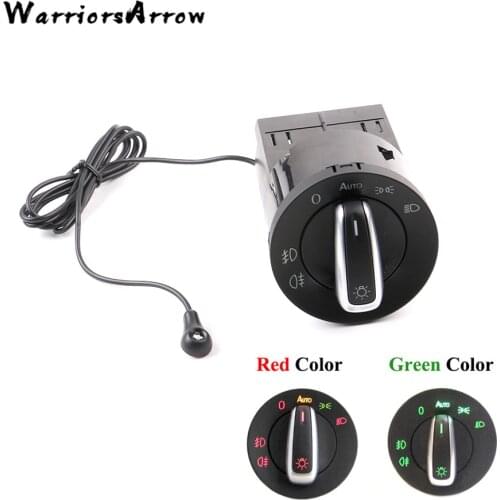 WarriorsArrow AUTO Headlight Switch Knob Light Sensor Module Upgrade For VW Golf Jetta MK4 Passat B5 Polo Bettle For Skoda Fabia